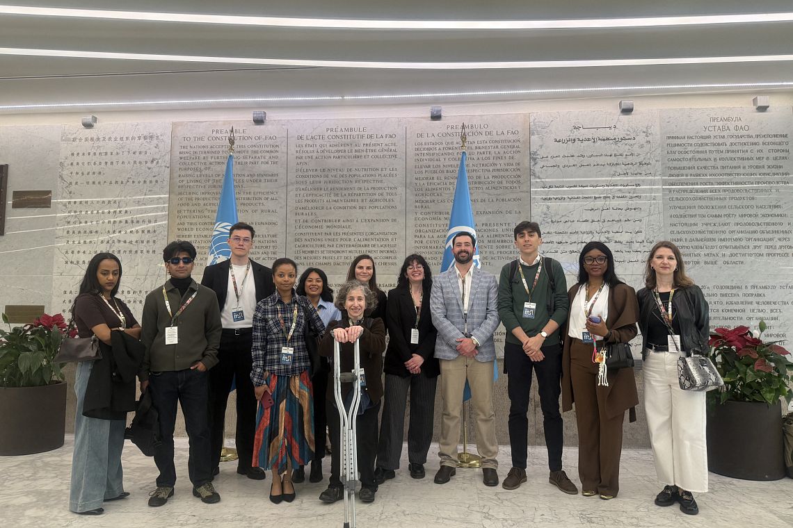 Master MESCI students at FAO